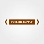 Fuel Oil Supply Pipe Marker