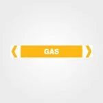 Gas Pipe Marker