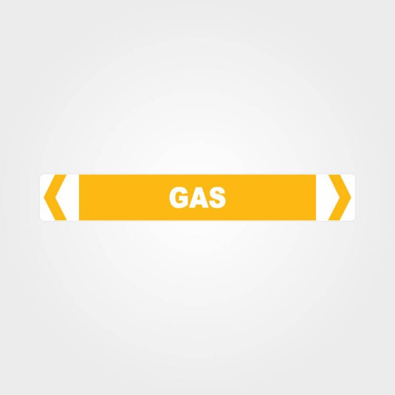 Gas Pipe Marker
