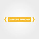Gaseous Ammonia Pipe Marker