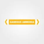 Gaseous Ammonia Pipe Marker