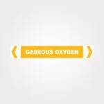 Gaseous Oxygen Pipe Marker