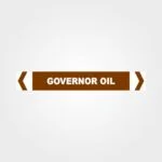 Governor Oil Pipe Marker
