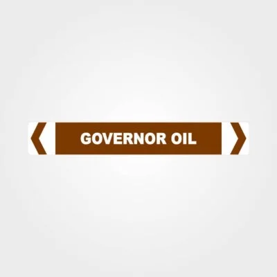 Governor Oil Pipe Marker