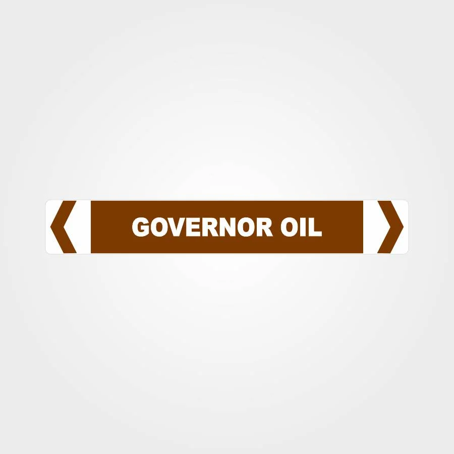 Governor Oil Pipe Marker