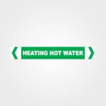 Heating Hot Water Pipe Marker