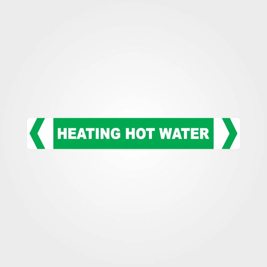 Heating Hot Water Pipe Marker