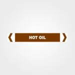 Hot Oil Pipe Marker