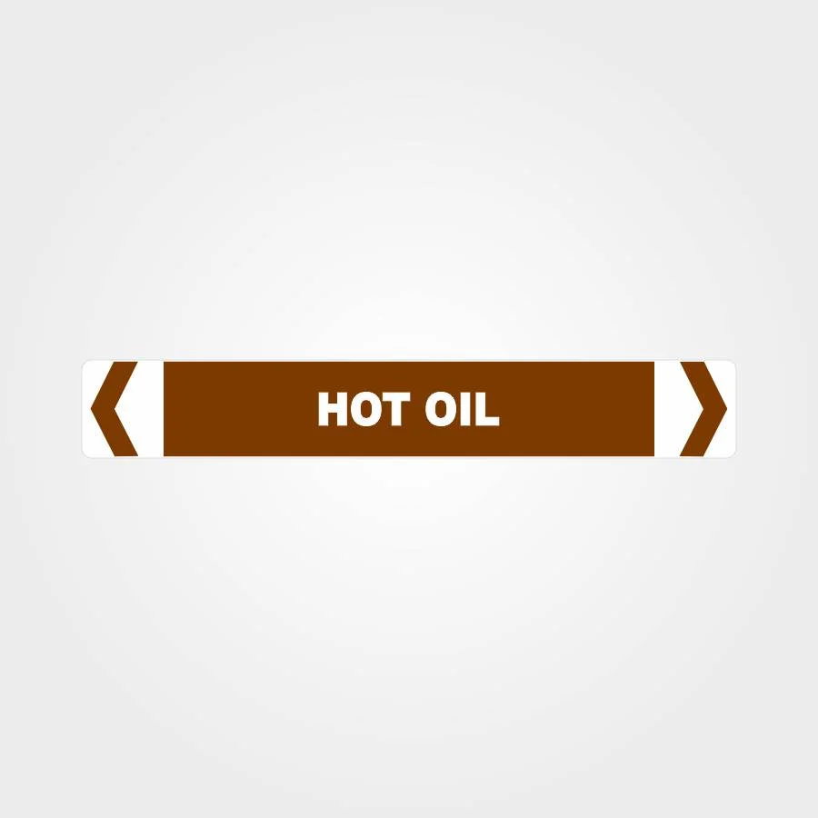 Hot Oil Pipe Marker