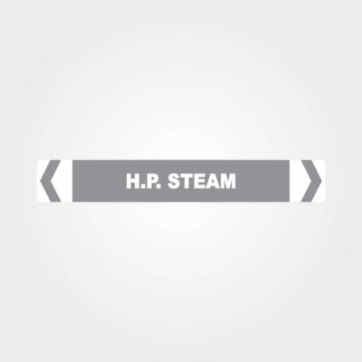 H.P. Steam Pipe Marker