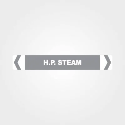 H.P. Steam Pipe Marker