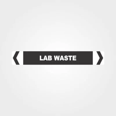 Lab Waste Pipe Marker