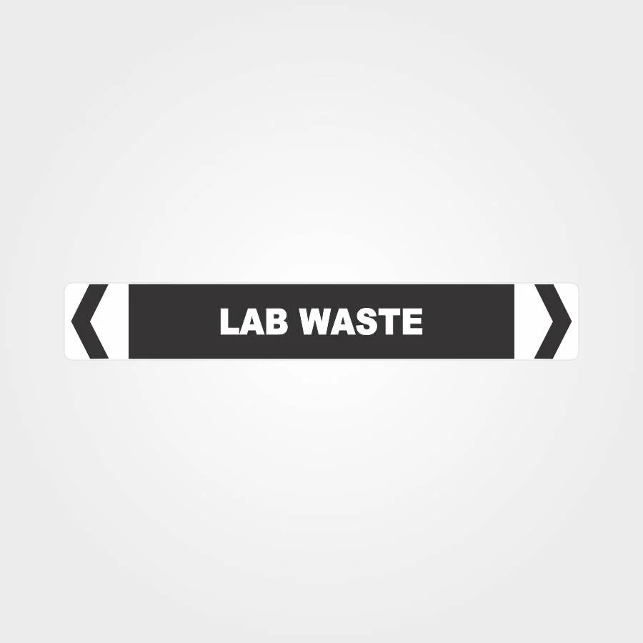Lab Waste Pipe Marker