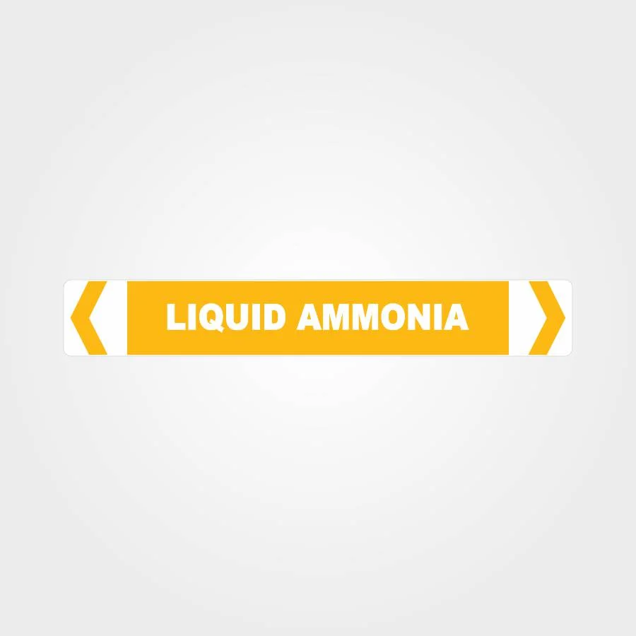 Liquid Ammonia Pipe Marker