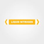 Liquid Nitrogen Pipe Marker