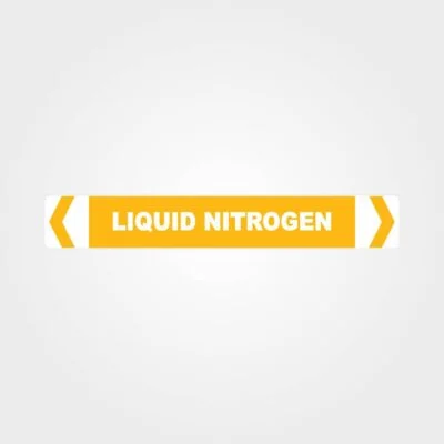 Liquid Nitrogen Pipe Marker