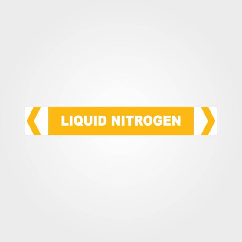 Liquid Nitrogen Pipe Marker