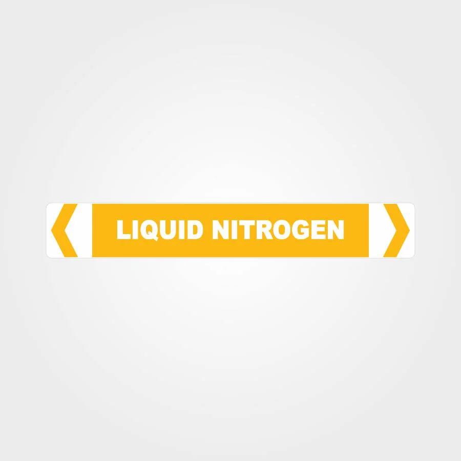 Liquid Nitrogen Pipe Marker