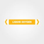 Liquid Oxygen Pipe Marker