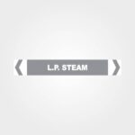 L.P. Steam Pipe Marker