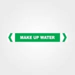 Make Up Water Pipe Marker