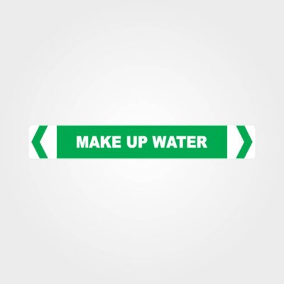 Make Up Water Pipe Marker