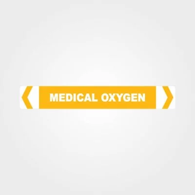 Medical Oxygen Pipe Marker