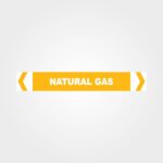 Natural Gas Pipe Marker