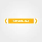Natural Gas Pipe Marker
