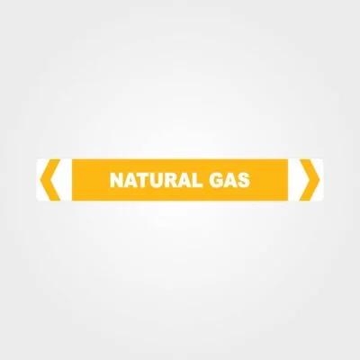 Natural Gas Pipe Marker