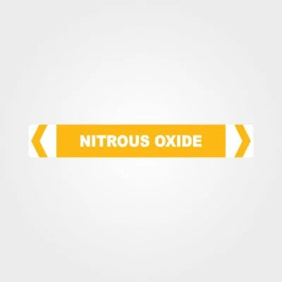 Nitrous Oxide Pipe Marker