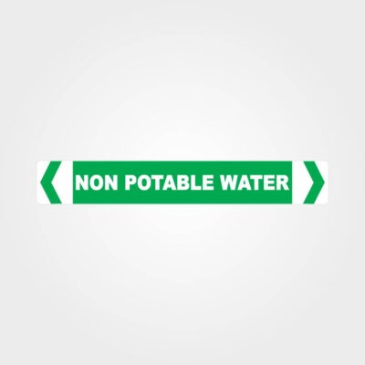 Non Potable Water Pipe Marker
