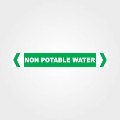 Non Potable Water Pipe Marker