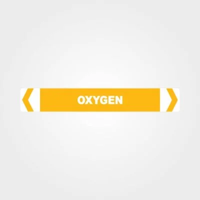 Oxygen Pipe Marker
