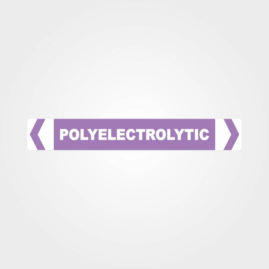 Polyelectrolytic Pipe Marker