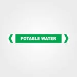 Potable Water Pipe Marker