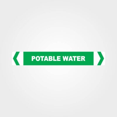 Potable Water Pipe Marker
