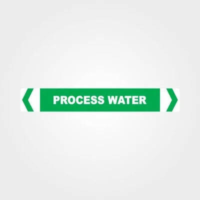 Process Water Pipe Marker