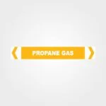 Propane Gas Pipe Marker