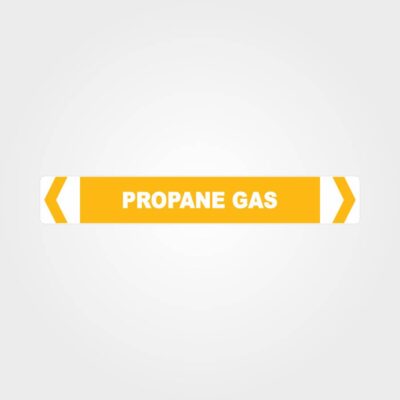 Propane Gas Pipe Marker
