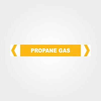 Propane Gas Pipe Marker