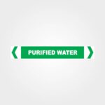 Purified Water Pipe Marker