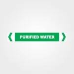 Purified Water Pipe Marker