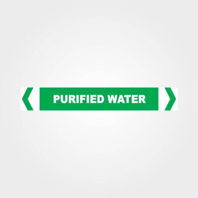 Purified Water Pipe Marker