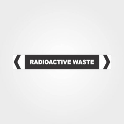 Radioactive Waste Pipe Marker