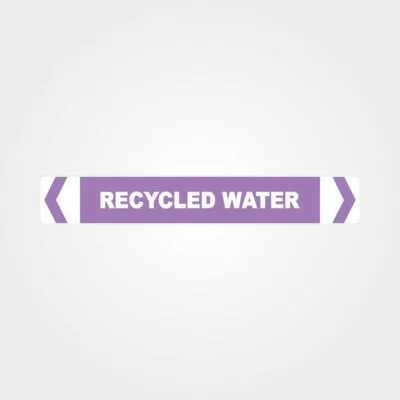 Recycled Water Pipe Marker