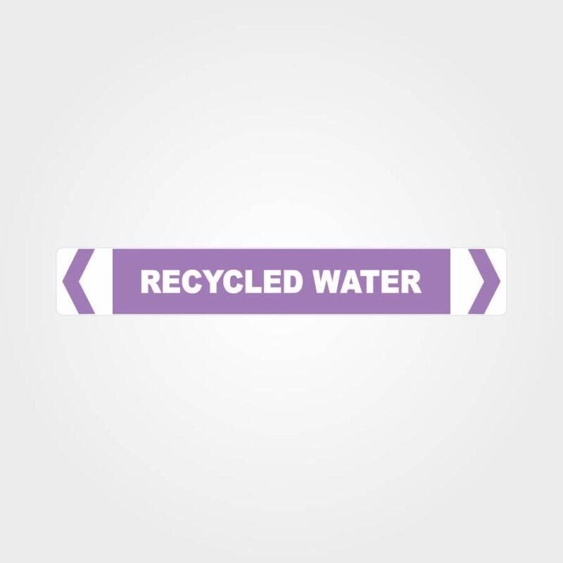 Recycled Water Pipe Marker