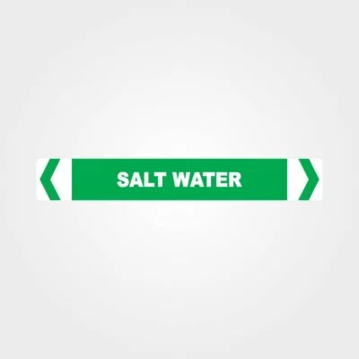 Salt Water Pipe Marker