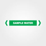 Sample Water Pipe Marker