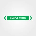 Sample Water Pipe Marker